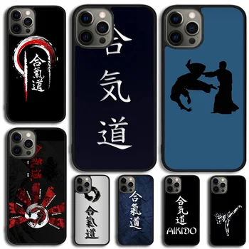 Японский Боевой Чехол Для Телефона Айкидо Чехол Для iPhone 15 14 SE 2020 XR XS 11 12 13 Mini Pro MAX 6 7 8 Plus Coque 14