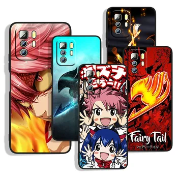 Аниме Fairy Tail Чехол Для Телефона Xiaomi Redmi Note 11E 11T 11S 10T 10S 9S 9T 8T 7 Pro Plus Lite Max Черный Чехол 11