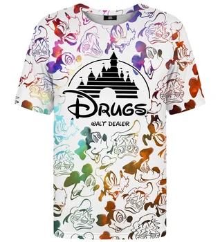 Футболка Drugs Walt Dealer, 3D футболка Disney для мужчин и женщин, модная повседневная футболка Disney в стиле ретро с коротким рукавом в стиле ретро. 13