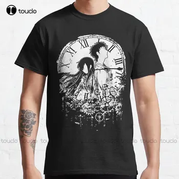 Классическая футболка Broken Clock, Черные футболки на заказ, футболки с цифровой печатью для подростков, унисекс, креативная забавная футболка, подарок на заказ 20