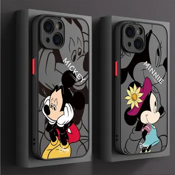 Противоударный Чехол для Apple iPhone 15 Pro 12 Mini XS X XR 8 13 Pro Max 7 6S 14 Plus SE 11 Pro Disney Mickey Wonderful House Cover 19