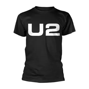U2 - БЕЛАЯ футболка с логотипом BLACK (ROCKER), маленькая 18