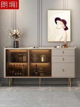 Современные роскошные буфеты, шиферная мебель для гостиной, винные шкафы, запирающиеся шкафчики, итальянские минималистичные шкафы для прихожей, посуда 20