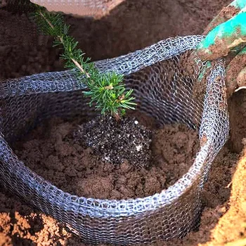 Проволочная Корзина с защитной сеткой для защиты корней растений, Подземный Сетчатый Мешок из нержавеющей Стали для корней растений 14
