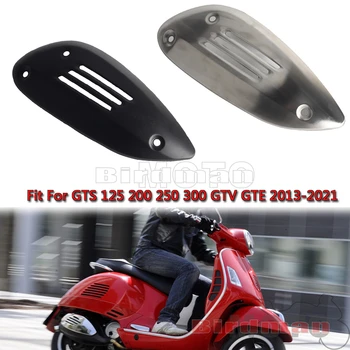 Металлический Скутер Motorcyle, Крышка Выхлопной Трубы, Защита От Ошпаривания, Самокат Для GTS 125 200 250 300 GTV GTE 2013-2021 6