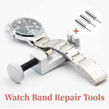 Инструмент для снятия ремешка для часов Наборы инструментов для ремонта часов для часовщиков с набором из 3 дополнительных штифтов для снятия сменных пружинных стержней 1