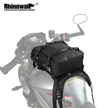 Набор сумок для бака мотоцикла Rhinowalk с базой, универсальный 10-литровый внутренний Водонепроницаемый рюкзак для верховой езды, дорожные сумки через плечо, седло 8