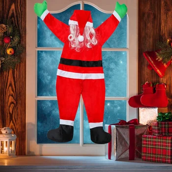 Подвесное украшение Санта-Клауса, Рождественские Украшения, Подвесной Альпинистский Санта-Клаус на открытом воздухе и в помещении 13