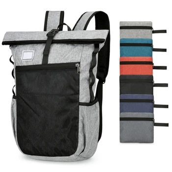 Дорожная сумка, складывающаяся для хранения, водонепроницаемая сверхлегкая спортивная сумка большой емкости, складной рюкзак, прочный рюкзак на плечо 24