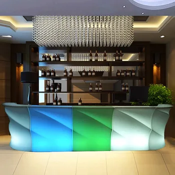 Креативная светодиодная комбинация wave bar, барный шкаф, коктейльная вечеринка, стол KTV, стул, барная стойка 21