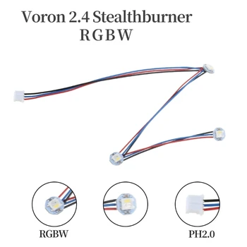 для полностью собранного 3D-принтера Voron 2.4 Stealthburner Led с 3 светодиодами RGBW Mini Button PCB 13
