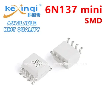 10шт 6N137 Высокоскоростной оптрон малого объема SOP8, белый Mini SMD HCPL-0600 2