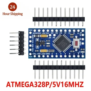 Pro mini ATmega328P Pro Mini 328 Mini ATMEGA328 3,3 В 8 МГц 5 В 16 МГц Ch340g CP2102 FT232RL драйвер для Arduino Совместимый Nano 5