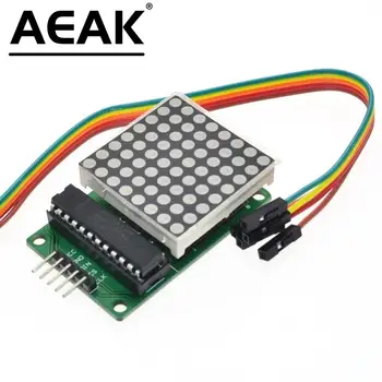 AEAK MAX7219 точечно-матричный модуль модуль микроконтроллера модуль управления модуль дисплея готовая продукция 22