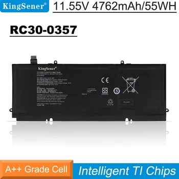 KingSener Новый Аккумулятор для ноутбука RC30-0357 Для RZ09-0357 Book 13 UHD Touch 2020 Book 13 Core I7 Ноутбук 11,55 В 55 Втч/4762 мАч 9
