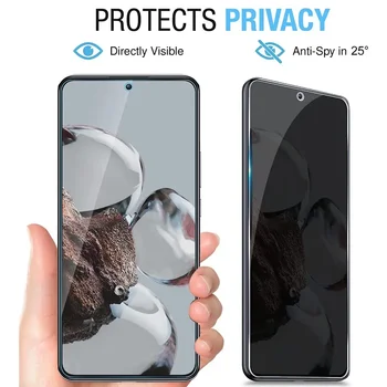 Антишпионское закаленное стекло для xiaomi poco x3 pro nfc protective glass screen protector на pocox3 x 3 конфиденциальность 3x x3pro 12