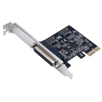 1 шт. Высококачественный параллельный порт DB25 25Pin Pcie Riser Card LPT Принтер для PCI-E Express Card Конвертер Адаптер 14
