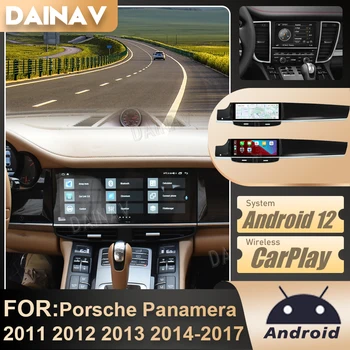 Головное устройство автомагнитолы Android Auto для Porsche Panamera 2011-2017, вертикальный экран Carplay, сенсорный ЖК-экран HD, GPS-навигация 20