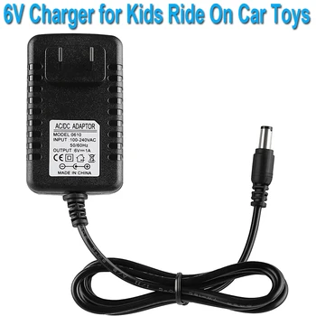 6-Вольтовое Зарядное Устройство для езды на Игрушках, 6V 1A Зарядное Устройство для внедорожника Kid Trax Toddler Quad Electric Battery Ride-Ons Toys 1