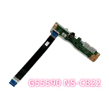 Для Lenovo IdeaPad 3 15ADA05 Аудиопорт Плата кард-ридера Плата ввода-вывода GS5590 NS-C822 3