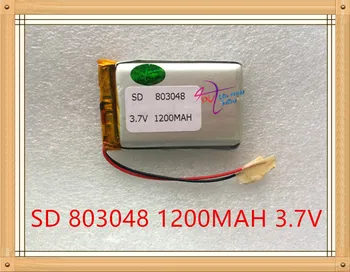 Литий-полимерный аккумулятор L energy 3,7 В 803048 1200 мАч, игровая звуковая карта GPS-навигатора 1