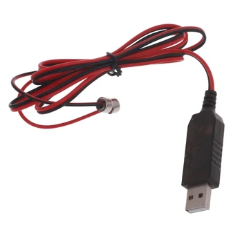 831D USB-кабель для зарядки 18650 26650 14500 16340 аккумуляторных батарей Универсальный провод 9