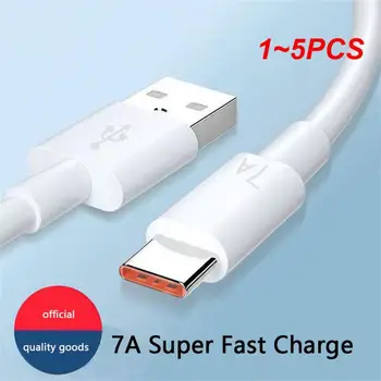 1 ~ 5ШТ 10A USB Type C Кабель Супер Быстрые Кабели для Быстрой Зарядки Poco USB-C Кабель Зарядного Устройства Кабель для Передачи данных 18