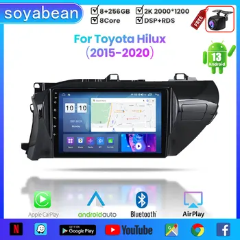 Автомагнитола Android 13 для Toyota Hilux LHD 2015-2020, 10-дюймовый мультимедийный плеер 2K с 4G Carplay DSP и 2Din GPS-навигацией. 21