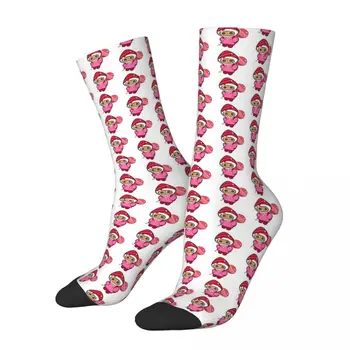 Зимние носки Унисекс с клубничным печеньем и пряниками, Уличные Счастливые носки, Уличный стиль, Сумасшедший носок 3