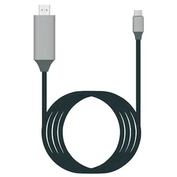 Кабель-адаптер, совместимый с USB 3.1 Type C и HDMI 1080P, кабель USB-C для Macbook ChromeBook Pixel 19