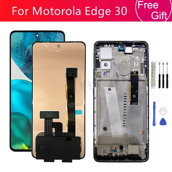 ЖК-дисплей Amoled для Motorola Moto Edge 30, ЖК-дисплей с сенсорным экраном, дигитайзер в сборе для Moto Edge30, Замена дисплея, Ремонтная деталь 15