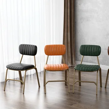Современные обеденные стулья в скандинавском стиле, эргономичные обеденные стулья для ресторана, удобная мебель для гостиной, стулья для ногтей, мебель для дома 1