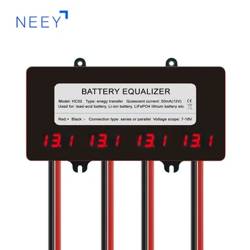 NEEY BMS Smart Battery Equalizer 10A Текущий Активный Балансировщик Напряжения Li-ion lifepo4 LTO Свинцово-Кислотный Аккумулятор Со Светодиодным Дисплеем 3
