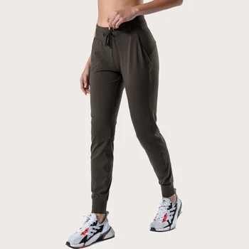 Новые осенне-зимние облегающие брюки-леггинсы с высокой талией, женские брюки LLuluLemons для занятий спортом, фитнесом, йогой 11