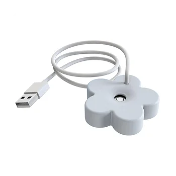 Мини Портативный Увлажнитель Воздуха с USB-Кабелем Герметизирующий Дизайн Безцилиндровый Увлажнитель Воздуха Для Путешествий Персональный Увлажнитель воздуха для Спальни Белый 25