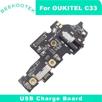 Новая оригинальная плата USB OUKITEL C33, базовый порт зарядки, разъем для наушников с микрофоном для смартфона OUKITEL C33 13
