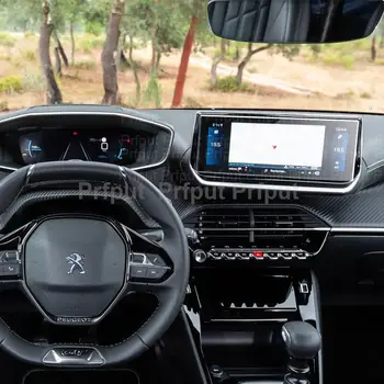 Закаленное стекло для Peugeot 208 E208 2020 2021 автомобильная информационно-развлекательная система gps-навигация мультимедийная защита сенсорного экрана 13