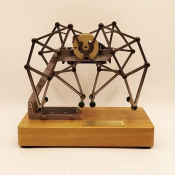 Комплект механической модели Четвероногого Шагающего робота с зубчатым приводом Реалистичная модель Strandbeest Игрушки Поделки Мужчины Подростки Подарки 4