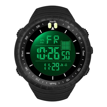 Бренд SYNOKE Военные электронные часы для мужчин Спортивный Секундомер Будильник Цифровые часы 50 м Водонепроницаемые Relogio Masculino
