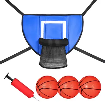 Мини-баскетбольное кольцо для батута с корпусом, универсальная баскетбольная стойка