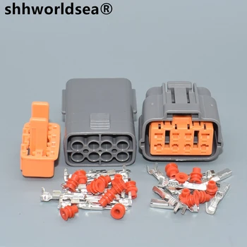 shhworldsea 8-Контактный 2,2 мм Автоматический Электрический Штекер Жгута Проводов 6195-0054 6195-0051 Для Mazda Nissan Toyota 8