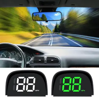 Спидометр для автомобиля Автомобильный Hud GPS Тахометр USB разъем для цифрового измерения пробега Головной дисплей для автомобилей Аксессуары 8