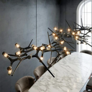 Дизайнерские ретро-люстры, потолочное освещение для кухни, подвесные светильники для столовой, гостиной, светильники для выставочного зала TR59TS 16