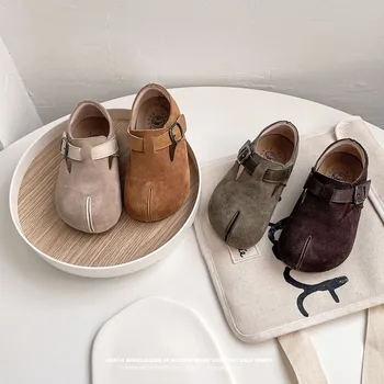 Детская обувь Обувь для мальчиков Детские маленькие кожаные туфли Детские туфли в горошек Обувь для девочек телесного цвета