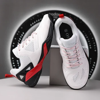 Мужские кроссовки для бадминтона хорошего качества, противоскользящие, для занятий в тренажерном зале, спортивная волейбольная обувь для мужчин, теннисные кроссовки 2306 2