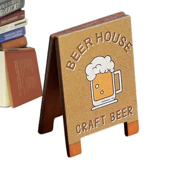 Винтажный деревянный держатель для карточек, многофункциональный дизайнерский инструмент для украшения школьных офисов, вечеринок и дома