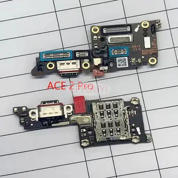 Для OnePlus ACE PGKM10/ACE 2 PKH110/ACE2 Pro USB Плата Для Зарядки Док-порт Гибкий кабель Запчасти для Ремонта 17