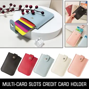Новый противоугонный держатель для кредитных карт, модный 15 Карт, тонкий карманный чехол из искусственной кожи, кошелек, сумка для женщин, мужчин, Женщин