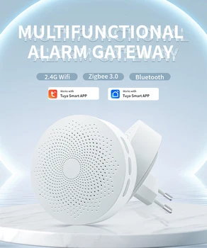 MEIAN Tuya Alarm Gateway Сигнальные Шлюзы Zigbee Беспроводная Интеллектуальная Сигнализация Мэйнфрейм 3
