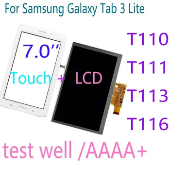7’ЖК-дисплей Сенсорный Для Samsung Galaxy Tab 3 Lite SM-T110 T111 T113 T116 T113NU ЖК-дисплей Сенсорный Экран Дигитайзер Замена Ремонт 18